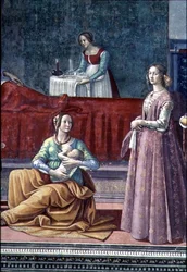 St. Elisabeth und Johannes der Täufer, aus der Geburt des Johannes des Täufers