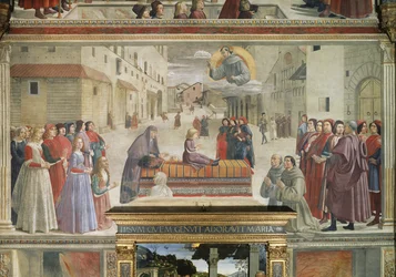 Das Wunder des wiederbelebten Jungen (Detail)