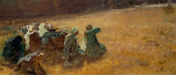 Die Marien besuchen die Kreuzigung Christi, Detail