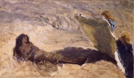 Der Leichnam der Maria von Ägypten von Engeln gefunden