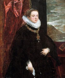 Dame in Schwarz, 1560er Jahre