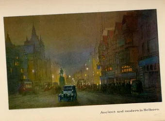 Alt und Modern in Holborn, aus 