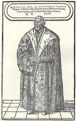 Porträt von Baron Sigmund von Herberstein, Botschafter in Polen und Russland, 1559