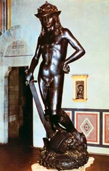 Bronzestatue von David, um 1430-1440