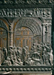 Christus vor Pontius Pilatus. (Detail)