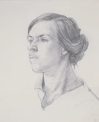 Kopf einer jungen Frau, ca. 1914
