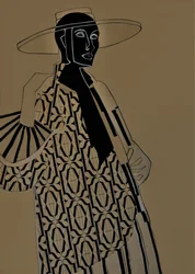 Art Deco Modefrau