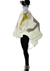 Elegante Modeillustration