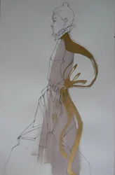 Elegante Goldene Mode