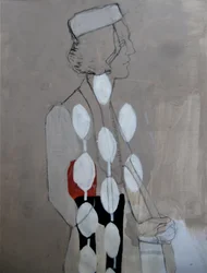 Elegantes Frauenprofil