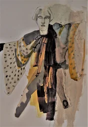 Goldener Kimono-Stil