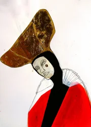 Geheimnisvolle Goldene Hutfigur