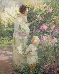 Blumen pflücken