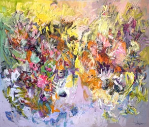 Lebendiges Blumenabstrakt