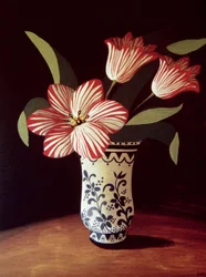 Gestreifte Tulpe
