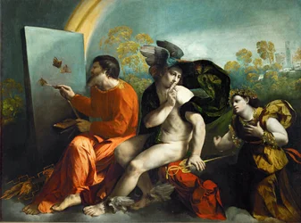 Jupiter, Merkur und "Virtus"