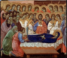 Die Entschlafung der Jungfrau (Detail der Maesta)