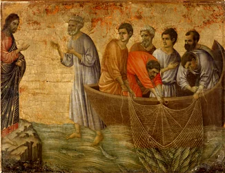Die zweite wundersame Sünde: die Erscheinung Christi vor den Aposteln am See Tiberias