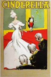 Märchen. Aschenputtel. Plakat für eine Show in London, England, ca. 1890