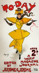 Literatur. Das Wochenmagazin To Day. Plakat von Dudley Hardy, England, ca. 1890