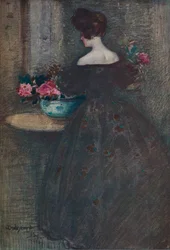Pfingstrosen, um 1887-1906, 1906