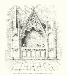 Gervase Alards Grab in der Kirche von Winchelsea