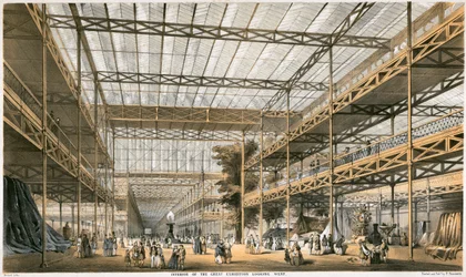 Große Ausstellung, Kristallpalast, Hyde Park, London, 1851