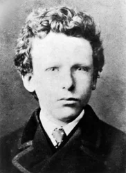 Vincent Van Gogh, etwa 13 Jahre alt (s/w Foto)
