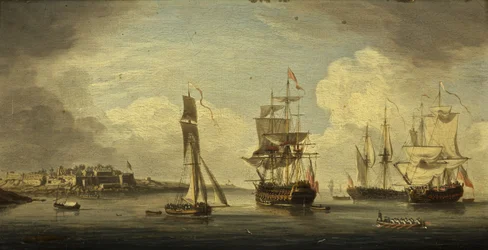 Ein Seehafen
