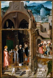 Eine Predigt über Nächstenliebe (möglicherweise die Bekehrung des Heiligen Antonius)
