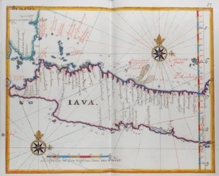 Karte der Insel Java