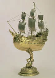 Modellkriegsschiff, Amsterdam, 1595-96