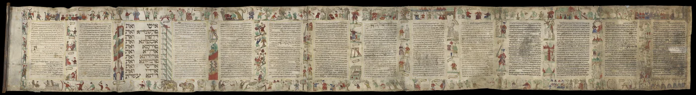 Rolle von Esther, wahrscheinlich Holland, ca. 1630 oder 1640