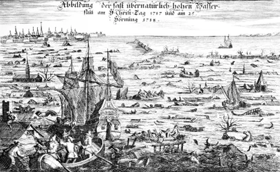 Die Weihnachtsflut von 1717