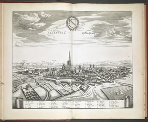 Ansicht von Straßburg aus 