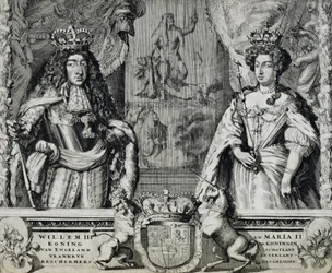 Wilhelm III. (1650-1702) und Maria II. (1662-94), ca. 1688-94