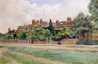 Wrens und Faradays Häuser in Hampton Court