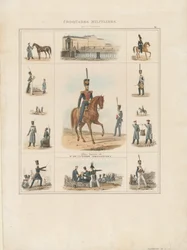 Dienstuniformen des Izmailovsky-Regiments, 1840