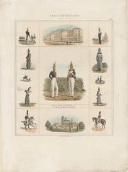 Das Pavlovsky-Garde-Regiment, 1840