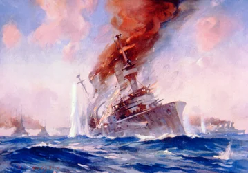 Schlacht um die Falklandinseln: Versenkung der Scharnhorst