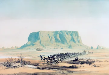 Blick auf den Berg Barkal, Sudan