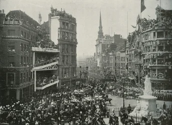 Die Ankunft Ihrer Majestät im St. Pauls Kirchhof, London, 1897