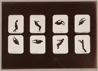 Tafel 106. Athleten, Drehender Salto