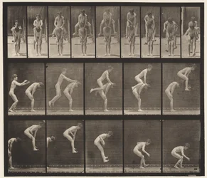 Tafel 167. Springen; Über den Rücken eines Jungen (Bockspringen)