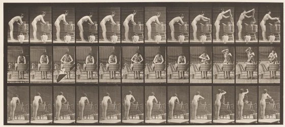 Tafel 432. Wäsche waschen am Waschzuber