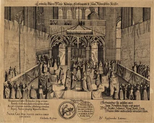 Die Krönung von König Ferdinand II. zum Heiligen Römischen Kaiser