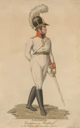 Porträt von Großherzog Konstantin Pawlowitsch von Russland 1779-1831