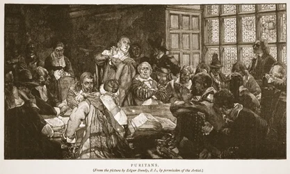 Puritaner, Illustration aus 
