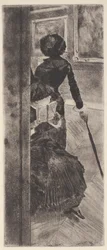 Im Louvre: Die Malerei (Mary Cassatt)