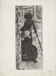 Im Louvre: Die Malerei (Mary Cassatt), ca. 1879-80